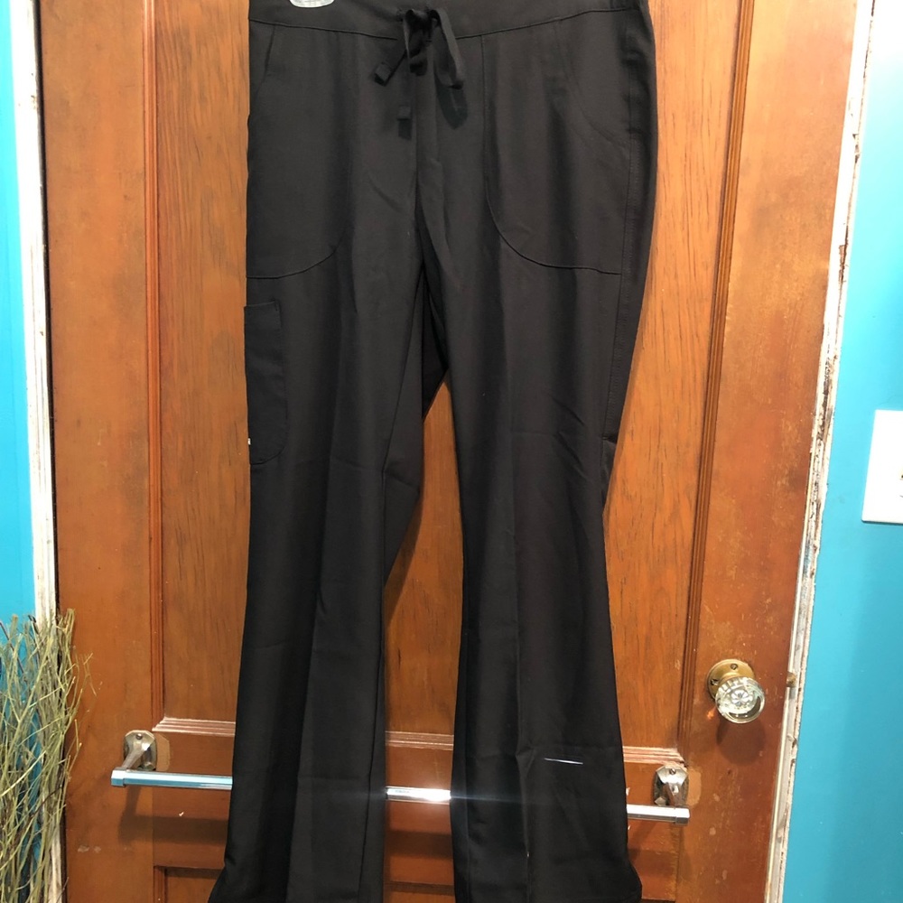 Black scrub pants